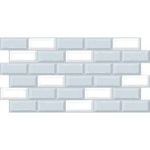 Декоративна панель ПВХ плитка 485 х 960 мм