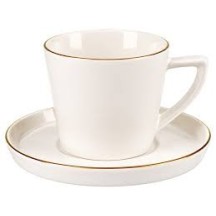 Чашка з блюдцем Limited Edition Aria Gold 90 мл