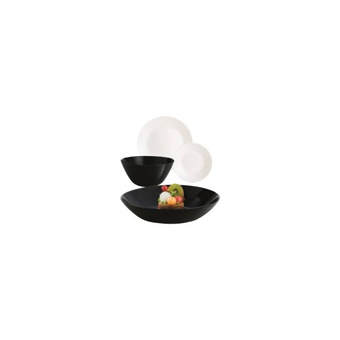 Сервіз LUMINARC LILLIE WHITE & BLACK 19 пр.