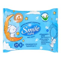 Серветки вологі SMILE 24шт