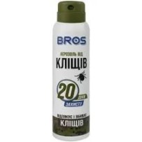 Аерозоль від комарів та кліщів BROS 90 мл
