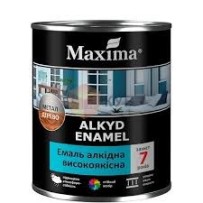 Емаль Maxima ТМ високоякісна чорна 2,3 кг