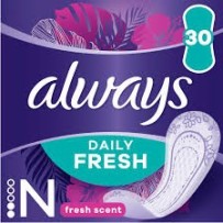 Прокладки гігієнічні Always Daily Fresh Normal 30 шт