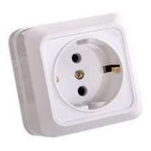 Розетка 1-а зовнішня з/з BYLECTRICА