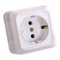 Розетка 1-а зовнішня з/з BYLECTRICА