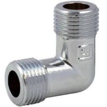 Коліно ЗЗ 3/4" HLV хром