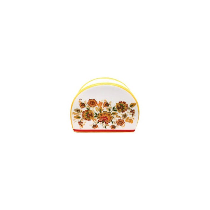 СЕРВЕТНИЦЯ КВІТКОВИЙ РОЗПИС, 10X8СМ