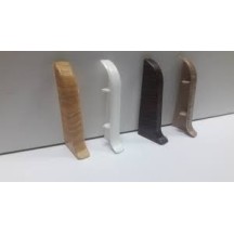 Заглушка ліва для плінтуса ПВХ карагач