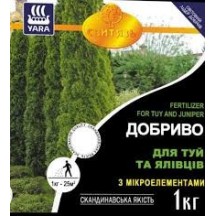 Добриво Yara для туй та ялівців 1 кг