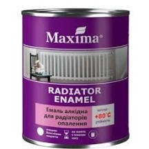 Емаль Maxima ТМ для радіаторів біла 0,7 кг