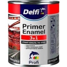 Емаль-грунт Delfi 3 в 1 біла 2,8 кг