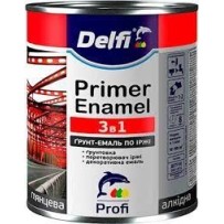 Емаль-грунт Delfi 3 в 1 біла 2,8 кг