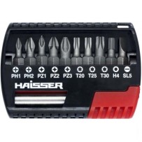 Набір біт 11 од. HAISSER магнітний тримач