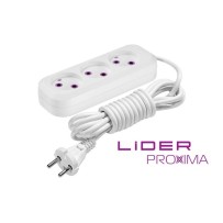 Подовжувач PROXIMA 3 гнізда з/з 2 м
