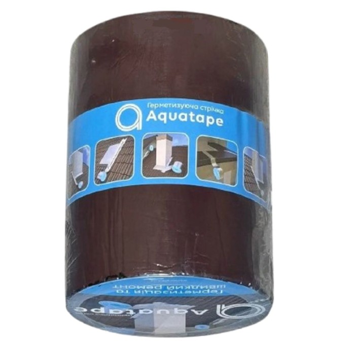 Бітумна стрічка AQUATAPE 100*3 теракот