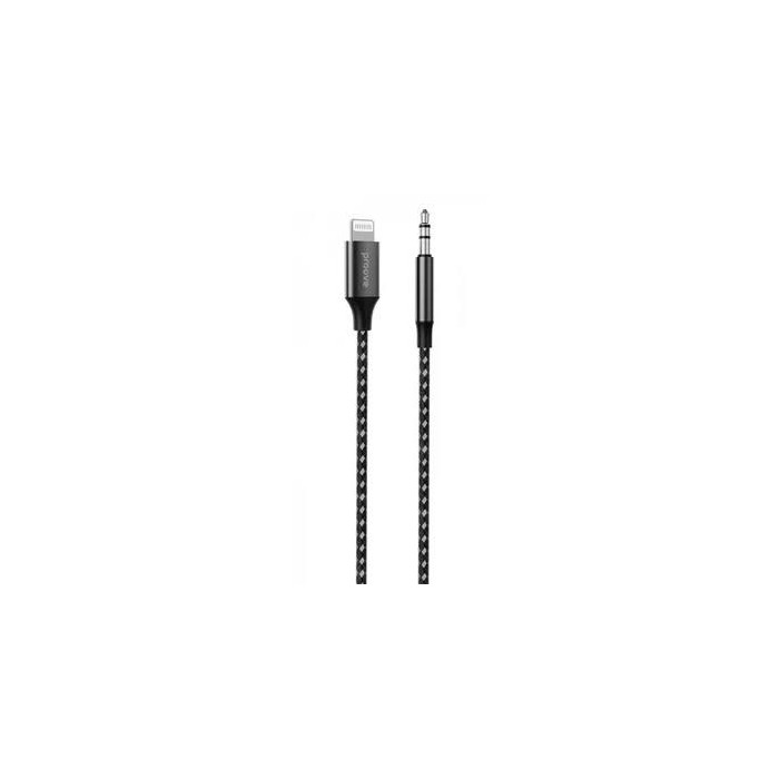 Кабель AUX Proove SoundMesh Lightning 3.5mm (1m) (gray)