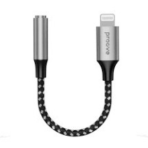 Перехідник AUX Proove SoundMesh Lightning to 3.5mm (gray)