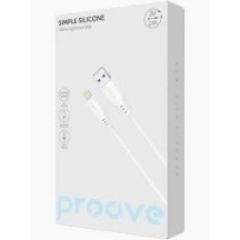 Кабель Proove Simple Silicone USB to Lightning 2.4A (2m) (white)