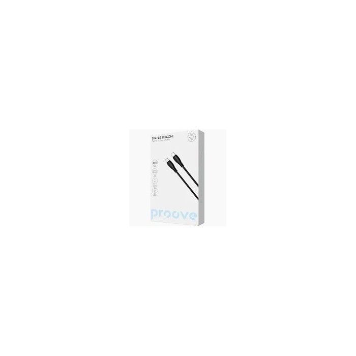 Кабель Proove ReGen Silicone Type-C to Type-C 60W (Black)