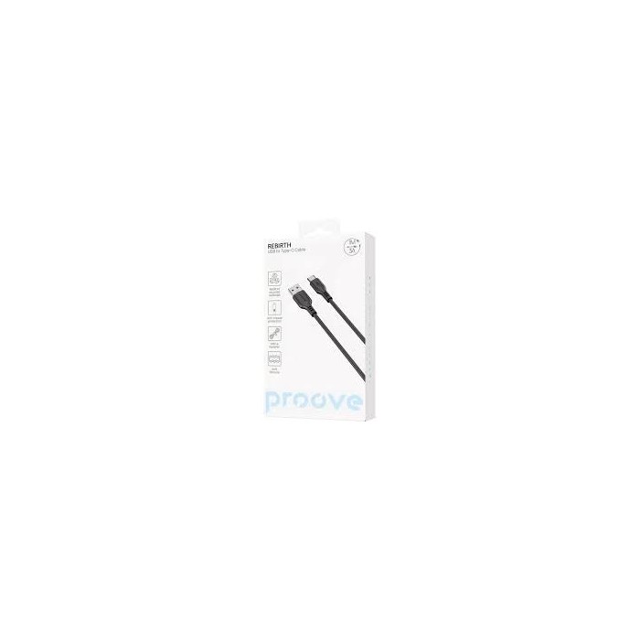 Кабель Proove Rebirth USB to Type-C 3A (1m)