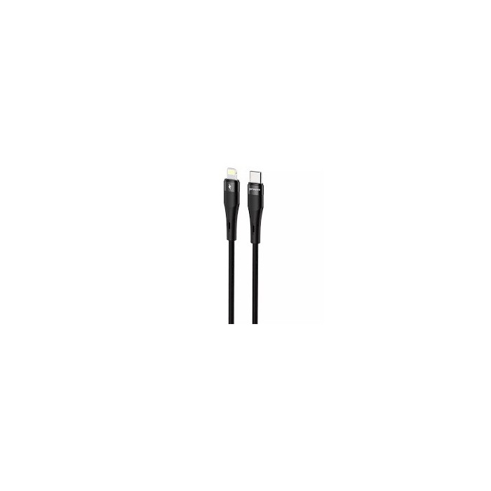 Кабель Proove Light Silicone Plus Type-C to Lightning 27W (1m) (black)