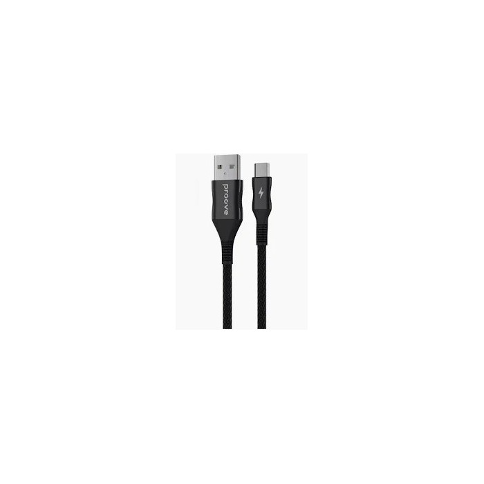 Кабель Proove Braided Scout Micro USB 2.4A (1m) (black)