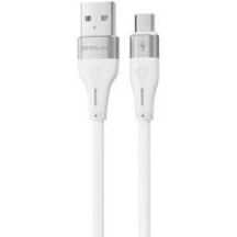 Кабель Proove Soft Silicone USB to Micro 2.4A (1m) (white)