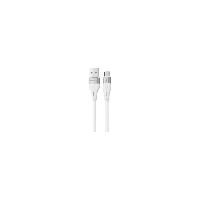 Кабель Proove Soft Silicone USB to Micro 2.4A (1m) (white)