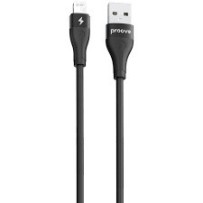 Кабель Proove Soft Silicone USB to Lightning 2.4A (2m) (black)