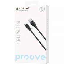 Кабель Proove Soft Silicone USB 3A 1m back