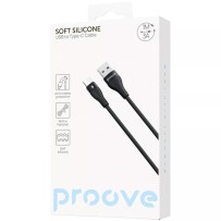 Кабель Proove Soft Silicone USB 3A 1m back