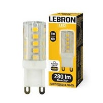 Лампа LEBRON L-G9 3W 4500К кут 360
