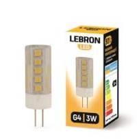 Лампа LEBRON L-G4 3W 4500К кут 360