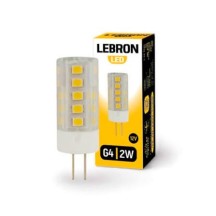 Лампа LEBRON L-G4 2W 12V 4500К кут 360