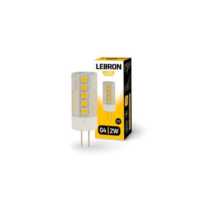 Лампа LEBRON L-G4 2W 12V 4500К кут 360