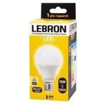 Лампа LEBRON LED А65 Е27 15W