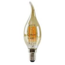 Лампа VELMAX V-Filament-C37t 4W E14