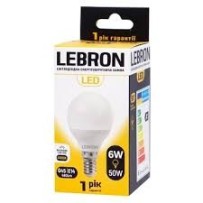 Лампочка LEBRON LED А60/Е27 12W яскраве