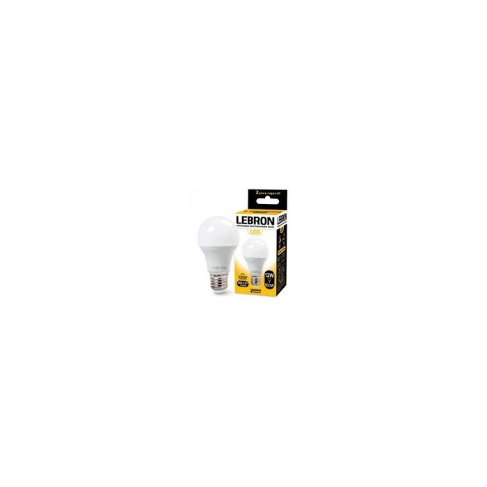 Лампочка LEBRON LED А60/Е27 12W м"яке
