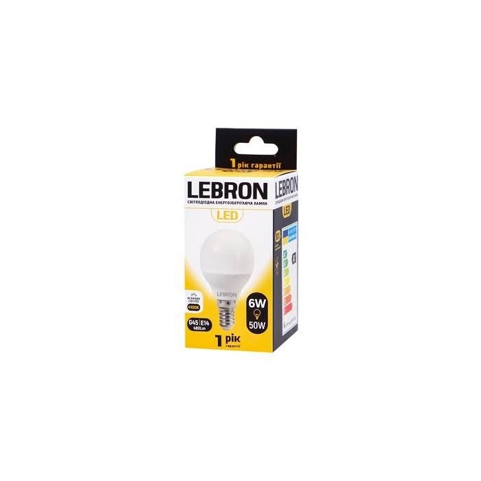 Лампочка LEBRON LED А60/Е27 10W денне