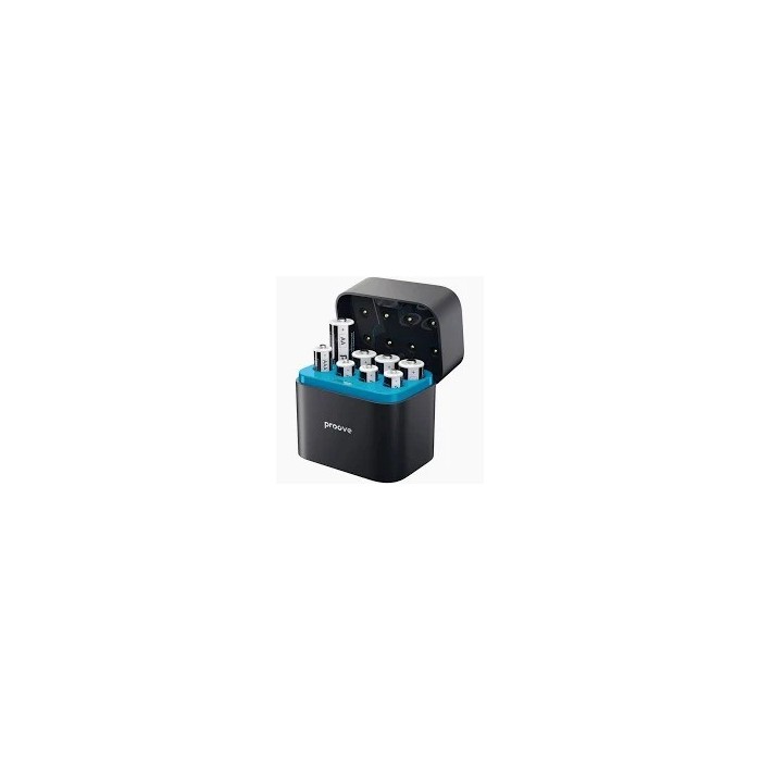 Зарядний пристрій з акумуляторними батарейками Proove Compact Station 8pcs (4*AAA+4*AA )