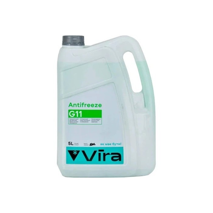 Антифриз ANTIFREEZE G11 VIRA зелена -40 5кг
