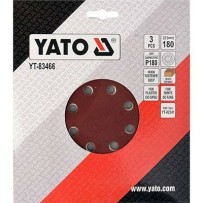 Круг шліфувальний YATO 180мм Р180