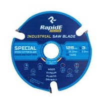 Пила дискова по дереву Rapide 125*3T*22.23