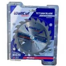 Диск пильний по дереву WELLCUT 185*20*20T