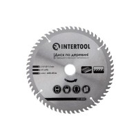 Диск пильний по дереву INTERTOOL 210 х 30 х 60