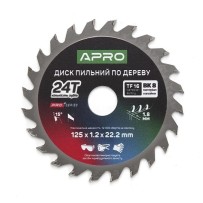 Диск пильний по дереву Apro 125 х 22,2 х 24T