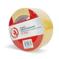 Скотч двосторонній на тканинній основі Intertool 25 м х 50 мм