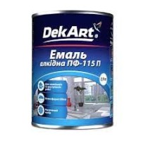 ► Емаль DekArt ПФ-115 біла 0.9 кг • Краща ціна в Борисполі, Воронькові • Купити в магазині ПРО100БУД