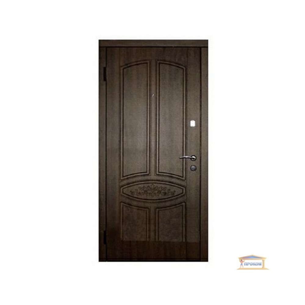 ► Двері СТАНДАРТ F гранат (кор.емаль) 960 L • Краща ціна в Борисполі, Воронькові • Купити в магазині ПРО100БУД